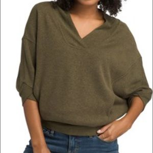 Prana Green Cozy Up Pullover, XS